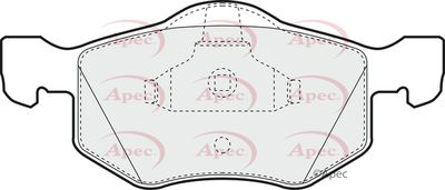 Brake Pad Set APEC PAD1254