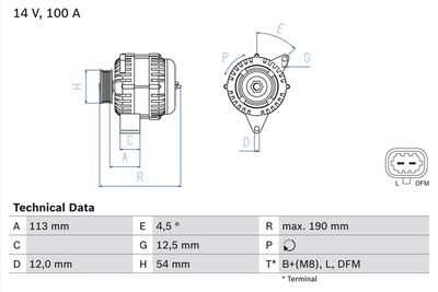 Генератор 0 986 081 410