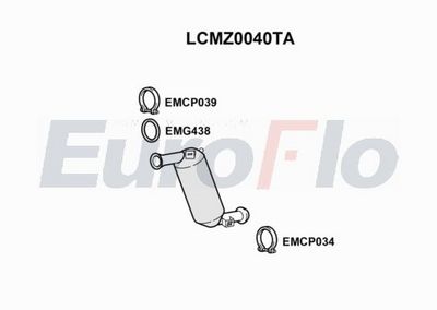 Katalizator EUROFLO 2114904936