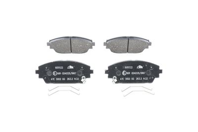 BREMSBELAGSATZ SCHEIBENBREMSE ATE 13046055222 2