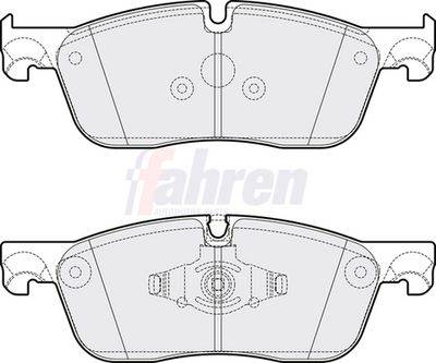 Fahren Brake Pad Set, disc brake FBP3833