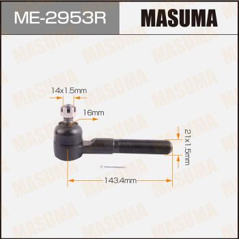 MASUMA ME-2953R Наконечник рулевой тяги  для TOYOTA LAND CRUISER (_J7_) 2.4 (RJ70_, RJ73_, RJ70RV)
