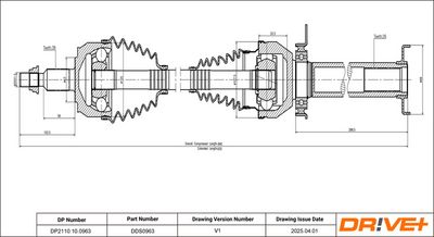 ANTRIEBSWELLE DR!VE+ DP2110100963 0