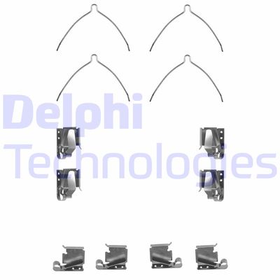 Комплектующие, колодки дискового тормоза DELPHI LX0266 для TOYOTA PICNIC
