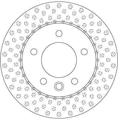 Bromsskiva TRW DF6194S