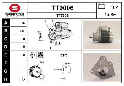 STARTER SNRA TT9006