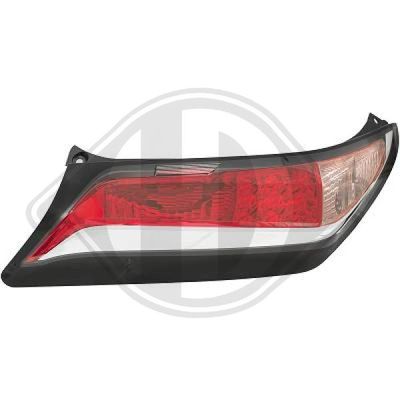 Задний фонарь DIEDERICHS 6601091 для TOYOTA AYGO
