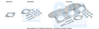 Монтажен комплект, катализатор BM Catalysts FK91627
