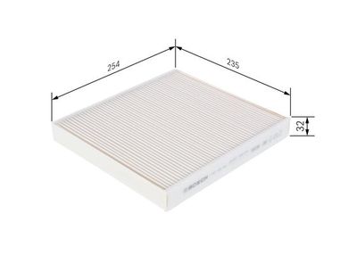 Filter, kupéventilation BOSCH 1 987 432 540