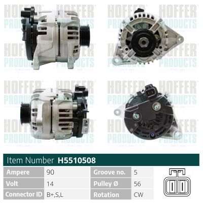 Генератор WILMINK GROUP WG2263636 для MITSUBISHI SPACE