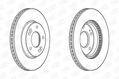 BREMSSCHEIBE CHAMPION 562986CH 1