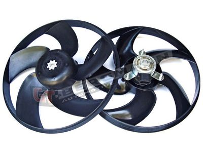 GT-BERGMANN Automotive Ventiliatorius, radiatoriaus