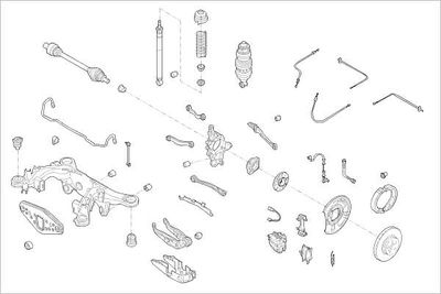 RADAUFHäNGUNG DELPHI OEMERC000019293R