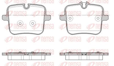 Brake Pad Set, disc brake 1954.00