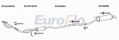 Układ wydechowy EUROFLO CNC5203004D