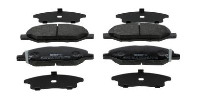 Remblokken set Voor , past: NISSAN CUBE, MICRA II, MICRA III, NOTE, TIIDA 1.0-1.8 08.92-12.12