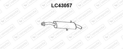 VENEPORTE LC43057 Глушитель выхлопных газов  для LANCIA THEMA (834_) 2000 i.e. 16V Turbo (834AL)