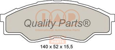Комплект тормозных колодок, дисковый тормоз IAP QUALITY PARTS 704-17160 для TOYOTA HILUX