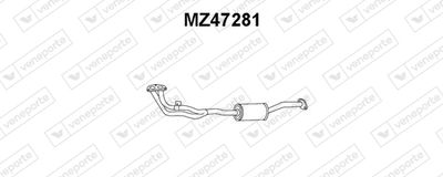 Предглушитель выхлопных газов VENEPORTE MZ47281 для MAZDA E