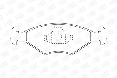 BREMSBELAGSATZ SCHEIBENBREMSE CHAMPION 571917CH 1