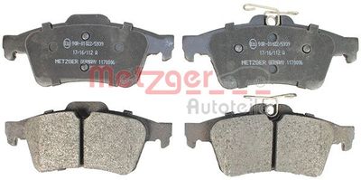 Brake Pad Set, disc brake 1170006