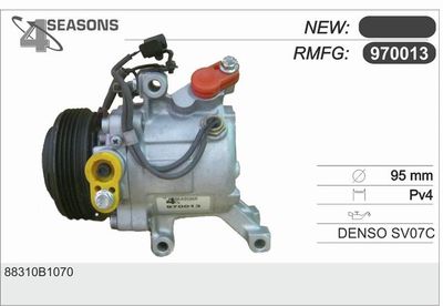 Компрессор, кондиционер AHE 970013 для DAIHATSU SIRION