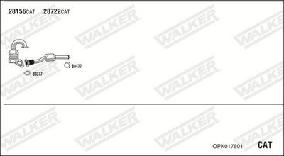 SISTEM DE ESAPAMENT WALKER OPK017501