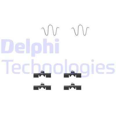Комплектующие, колодки дискового тормоза DELPHI LX0231 для DAIHATSU CHARADE