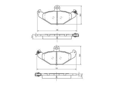 комплект спирачно феродо, дискови спирачки A.Z. Meisterteile AZMT-44-022-1413