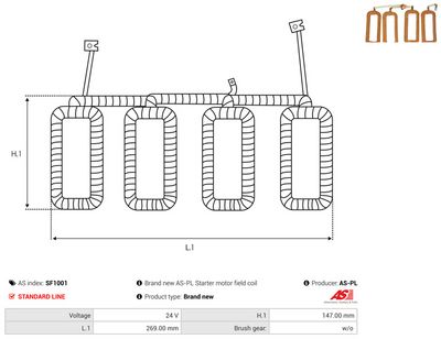 Vorschau Erregerwicklung, Starter Ansicht 2