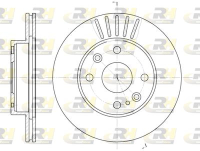 ROADHOUSE 6386.10 Тормозные диски  для MAZDA 323 F V (BA) 1.5 16V