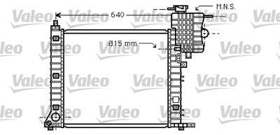 Радиатор, охлаждение двигателя VALEO 734749 для MERCEDES-BENZ VITO