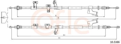 CABLU FRANA DE PARCARE
