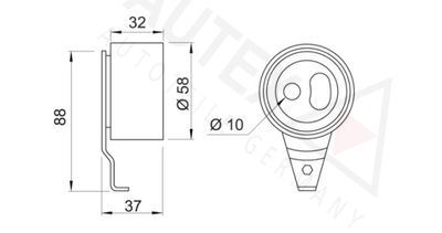 ROLA INTINZATOR CUREA DISTRIBUTIE AUTEX 641570 1