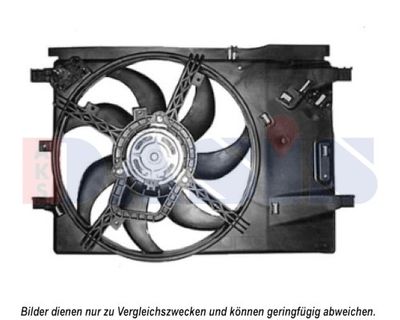Вентилятор, охлаждение двигателя AKS DASIS 088064N для FIAT GRANDE