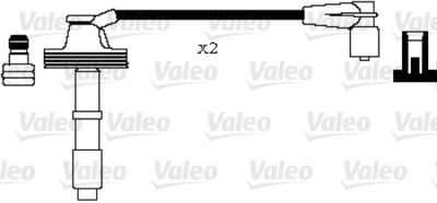 Комплект проводов зажигания VALEO 346001 для VOLVO V90