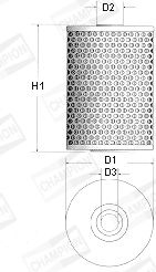 Масляный фильтр CHAMPION X104/606 для MERCEDES-BENZ MB