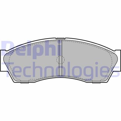 Комплект тормозных колодок, дисковый тормоз DELPHI LP2159 для ROVER CITYROVER