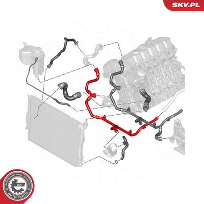 Hadice chladiče SKV 54SKV767