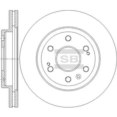 спирачен диск Hi-Q SD5519