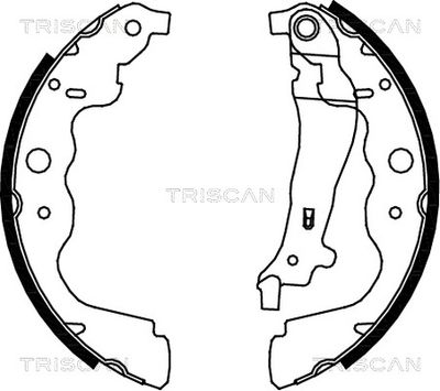 Комплект тормозных колодок TRISCAN 8100 25004 для RENAULT LODGY