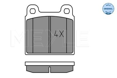 Комплект тормозных колодок, дисковый тормоз MEYLE 025 200 1115 для MERCEDES-BENZ HECKFLOSSE