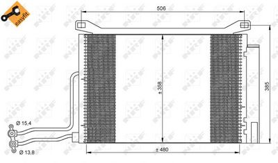 CONDENSATOR CLIMATIZARE NRF 35787 6