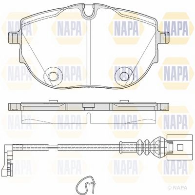 Brake Pad Set NAPA PBP7851