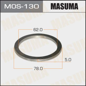 Уплотнительное кольцо, труба выхлопного газа MASUMA MOS-130 для LEXUS GX
