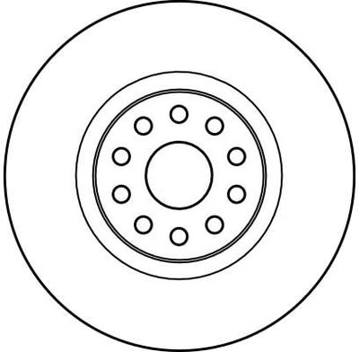 BREMSSCHEIBE TRW DF4059 1