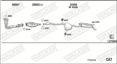 SISTEM DE ESAPAMENT WALKER FI35033