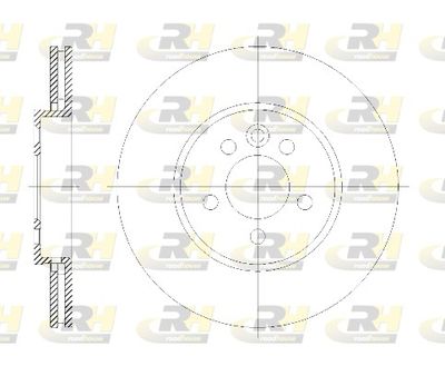 спирачен диск ROADHOUSE 6614.10