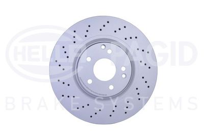 Tarcza hamulcowa HELLA 8DD 355 109-411
