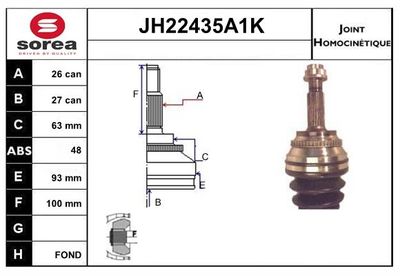 SET ARTICULATIE PLANETARA SNRA JH22435A1K